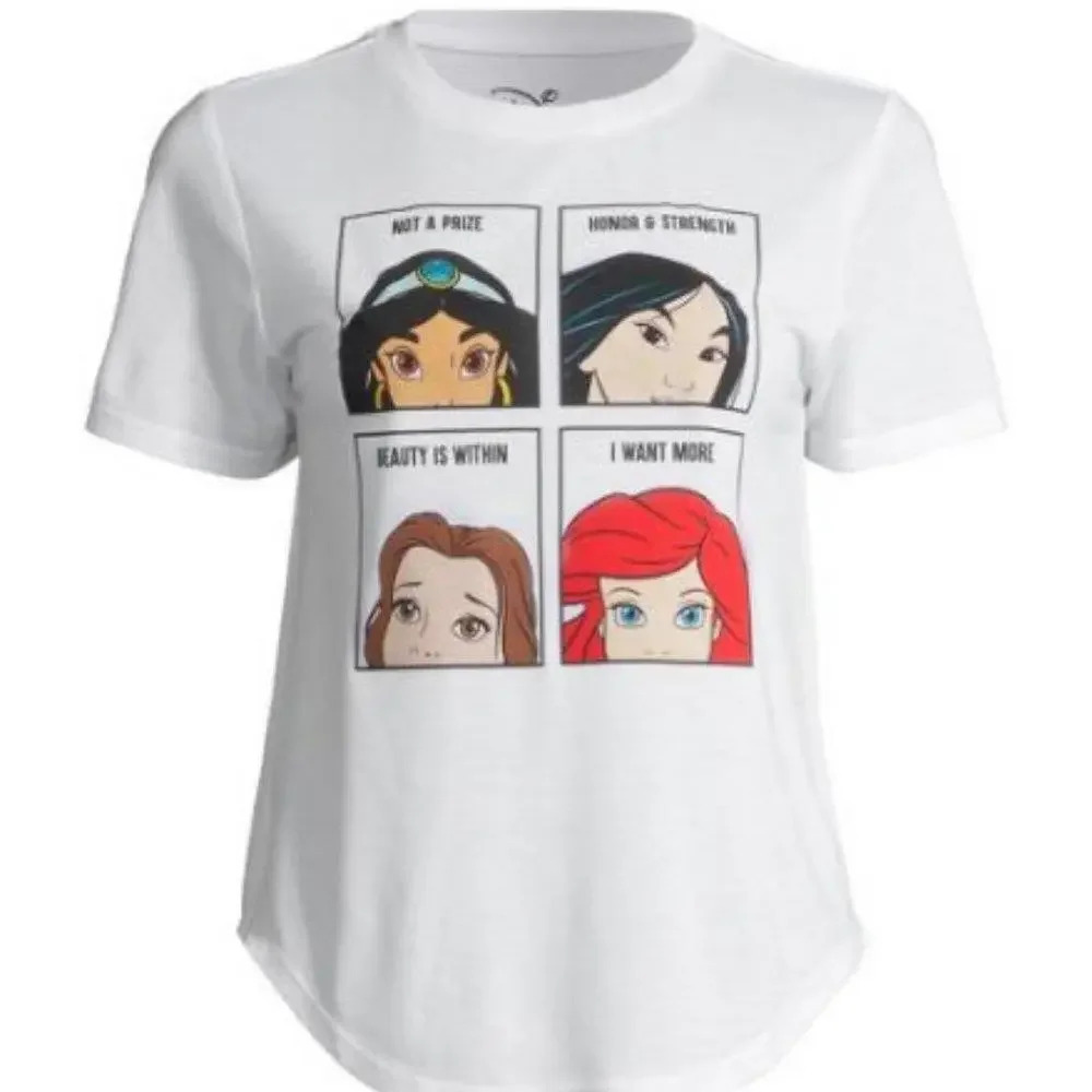 Disney Princess Witty Quotes Junior Tee XL​